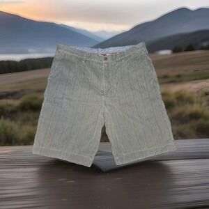 Tommy Bahama Shorts  Silk Green Mens Size 36  Casual Preppy 10" Golf  Outdoor